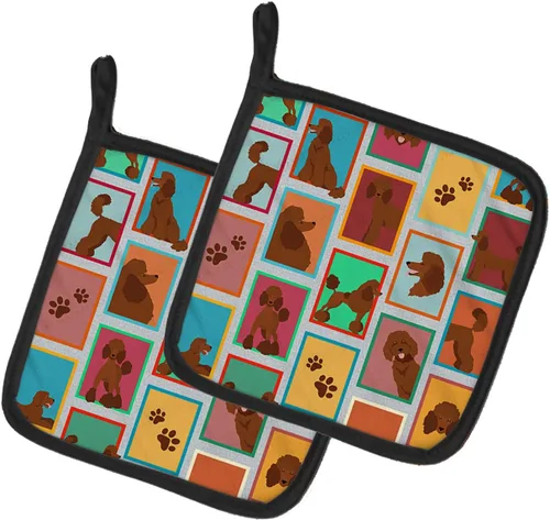 Miniatura 32 de Caroline's Treasures MLM1149PTHD - Juego de soportes para ollas de cocina resistentes al calor, almohadillas calientes para horno para cocinar