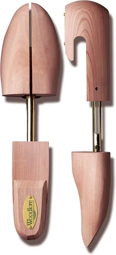 Miniatura 3 de Woodlore - Árboles de zapatos para hombre, combinación de 2 árboles aromáticos de cedro rojo (para dos pares de zapatos) fabricados en los Estados
