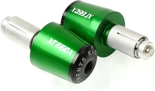 Miniatura 11 de Contrapeso motocicleta 7/8 "0.866 in manillar mano Grips mango barra extremo tapa para Yamaha XT660 X XT660X 2004-2017 2005 2006 2007 2008 2009 2010
