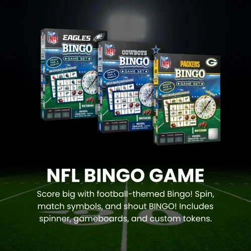 Miniatura 2 de MasterPieces Juegos para niños - Juego de bingo de San Francisco 49ers de la NFL