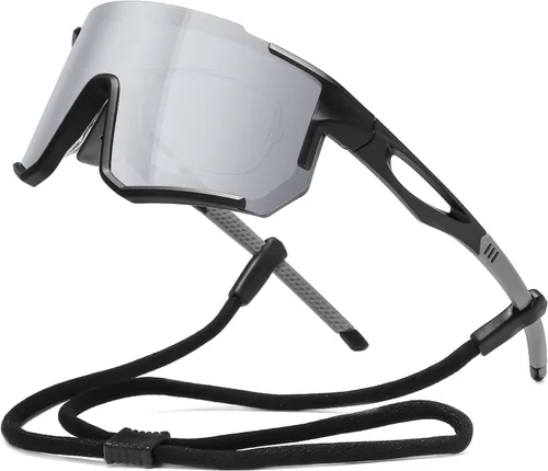 Miniatura 18 de Gafas de Sol Polarizadas para Ciclismo para Hombres y Mujeres con Protección UV con Clip para Miopía para Béisbol, Ciclismo, Carrera, MTB