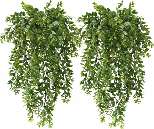 Miniatura 20 de Plantas artificiales de Monstera, hojas de tortuga tropical falsas, arbustos de vegetación decorativa, planta falsa, hojas de palmera sintéticas