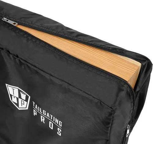 Miniatura 5 de Tailgating Pros - Juego de tableros para juego de cornhole con bolsas de maíz y estuche de transporte - Lanzamiento de agujero de maíz de 4 x 2 pies