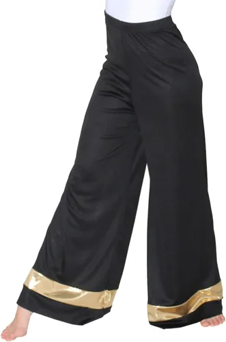 Miniatura 4 de Danzcue Pantalón palazzo de baile de alabanza para mujer
