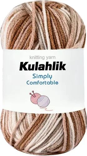 Miniatura 12 de 50g (1x50g) Hilo Acrílico para Crochet y Tejido, Hilo Degradado Colorido, 1 Rollo de Madejas, Hilo Acrílico Multicolor, Perfecto para Proyectos