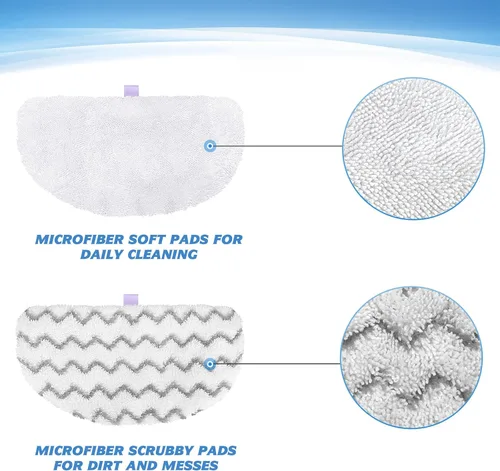 Miniatura 2 de Tidy Monster Almohadillas de repuesto para trapeador de vapor Bissell Powerfresh serie 1940 1806 1544 1440 2075A 2685A, parte # 5938 y 203-2633