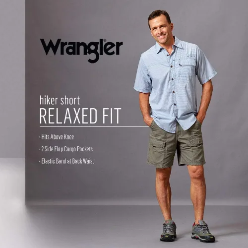 Miniatura 6 de Wrangler Authentics Pantalones cortos de lona para senderismo para hombre
