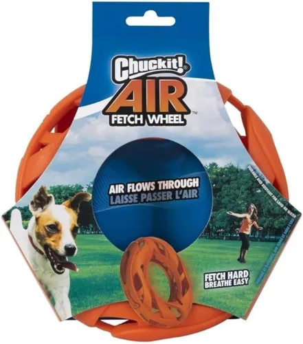 Miniatura 10 de Chuckit! Air Fetch Ball - Juguete para perro, mediano (2.5 pulgadas de diámetro), para perros de 20 a 60 libras, paquete de 2