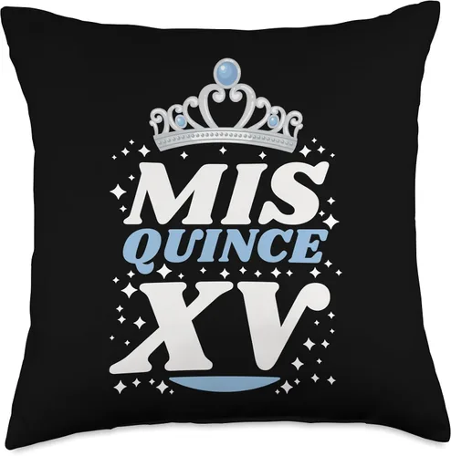 Miniatura 5 de 15 Birthday Quinceanera Gifts for Mis XV Sweet 15 Mexican Birthday Party Quinceanera Mis Quince Años - Almohada de 16 x 16 pulgadas, multicolor