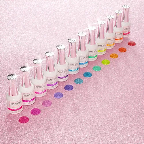 Miniatura 8 de KIARA SKY Esmalte de gel DiamondFX Reflective Glitter Soak Off con efecto de polvo Sparkle Diamond 0.5 fl oz, Beets It (morado)