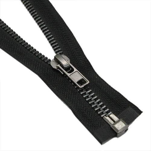 Miniatura 4 de Leekayer #8 Chaqueta separadora de 30 pulgadas con cremallera de níquel negro, 29.9 in, cremallera de metal resistente para chaquetas, abrigos