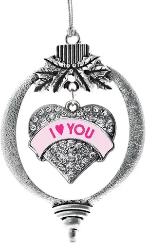Miniatura 11 de Inspired Silver - Adorno con dije de hermana gemela - Adornos navideños de plata con circonitas cúbicas