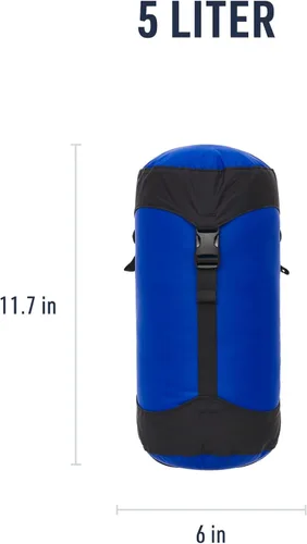 Miniatura 6 de Sea to Summit Saco de compresión ligero, almacenamiento al aire libre y de viaje que ahorra espacio Azul (Surf Blue)