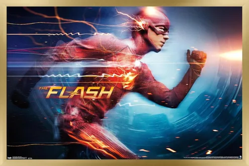 Miniatura 12 de DC Comics Arrowverse The Flash - Póster de pared Speed Force, 22.4 pulgadas de largo x 14.7 W, versión premium sin marco