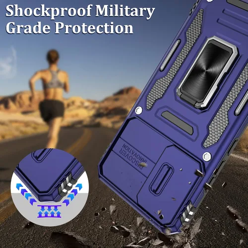 Miniatura 6 de Gritup para Samsung Galaxy S22 Funda con protectores de pantalla HD de 2 paquetes y cubierta deslizante para la cámara, protección contra caídas