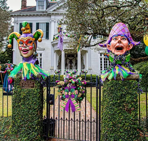 Miniatura 4 de ABTOLS Lazos de corona de Mardi Gras, lazos verdes y morados con purpurina para corona para fiesta de carnaval, lazos decorativos de lentejuelas