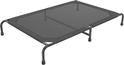 Miniatura 17 de Simple Trending - Cama elevada para perros para perros de tamaño grande, cuna elevada para mascotas al aire libre con cama de hamaca para mascotas