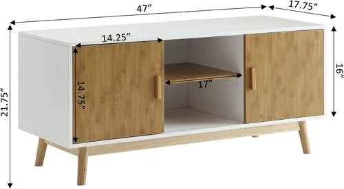 Miniatura 3 de Convenience Concepts Escritorio Oslo Sundance , Madera Noble