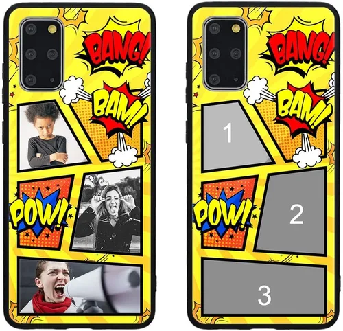 Miniatura 480 de Funda de teléfono personalizada para Samsung Galaxy S22+ / S22 Plus 5G, funda de TPU suave de vidrio templado antiarañazos personalizada con foto