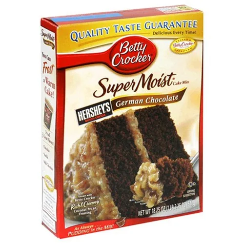 Miniatura 28 de Betty Crocker Delights Mezcla de pastel de chocolate alemán súper húmedo, 13.25 onzas (paquete de 12)
