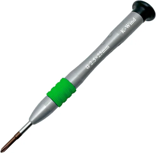 Miniatura 8 de Destornillador Phillips de precisión de 0.047 in, punta de acero magnética S2, tapa giratoria libre, agarre antideslizante, compatible con tornillo