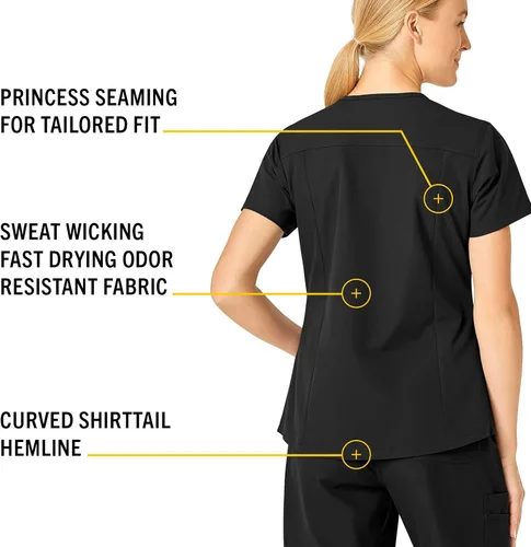Miniatura 4 de Carhartt Top Force con cuello en V y 5 bolsillos para mujer