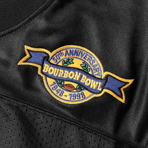 Miniatura 13 de Camiseta de fútbol The Waterboy #9 Bobby Boucher 50 aniversario Mud Dogs Bourbon Bowl Movie Football Jerseys para hombres