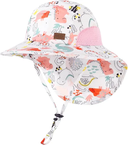Miniatura 22 de Sombrero de sol para bebé, sombreros de protección solar para niños pequeños, UPF 50+, gorra de playa de verano al aire libre para niños y niñas