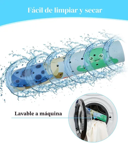 Miniatura 6 de Secopad Alfombra de Baño para Bañera Antideslizante, Lavable a Máquina, Alfombra Antideslizante de Dibujos Animados para Bañera de Bebé y Ducha