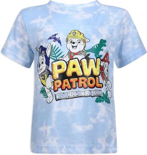 Miniatura 2 de Paw Patrol Nickelodeon Chase, Marshall and Rubble - Conjunto de camiseta y pantalón corto para niño