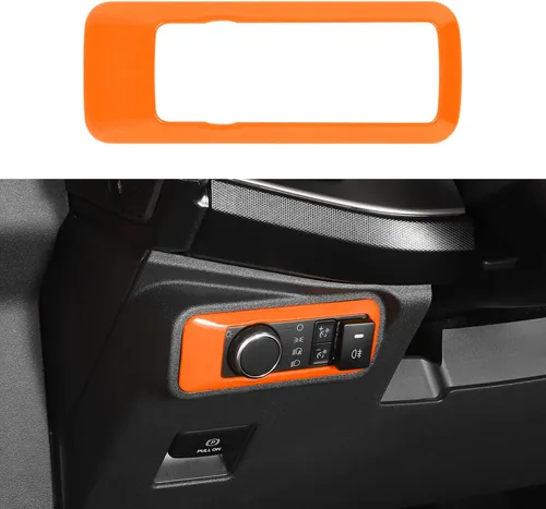 Miniatura 12 de RAZPOY Cubierta de botón del interruptor de faros para accesorios Ford Bronco 2021-2025 Azul