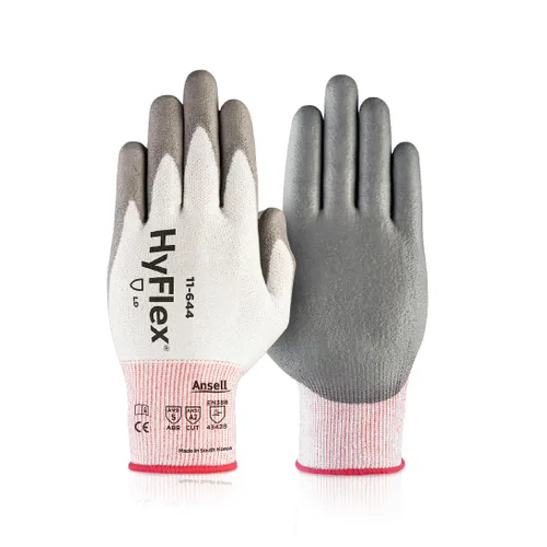 Ansell HyFlex 11-644 - Guante de seguridad ligero de polietileno con muñeca de punto