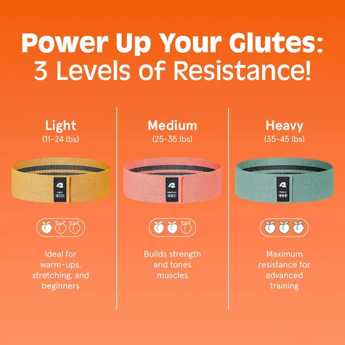 Miniatura 4 de Retrospec Engage Bandas de Resistencia para Glúteos
