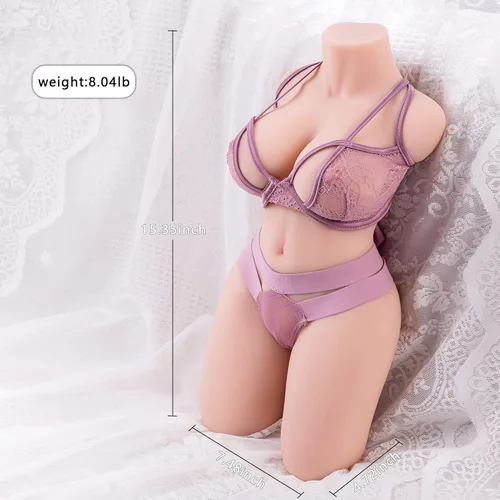 Miniatura 2 de Mini muñeca sexual de 10 libras, juguetes sexuales para hombres, tamaño reducido, coño de bolsillo para adultos, esqueleto integrado de doble canal