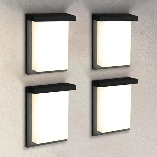 Miniatura 11 de ASD Lámpara LED de pared para exteriores de 8", aplique de casa para puerta delantera 3CCT, regulable, impermeable, certificada por ETL 12W