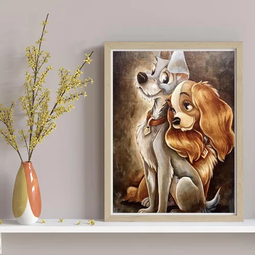Miniatura 2 de Kits de Pintura de Arte de Diamante JAKI para Adultos - Kits de Pintura de Diamante de Perro, Arte de Diamante Cuadrado de Taladro Completo
