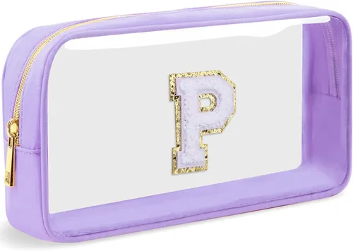 Miniatura 53 de Bolsa de Maquillaje Transparente Pequeña Bolsa de Cosméticos Bolsa de Viaje de Artículos de Aseo Bolsa Transparente con Cremallera Bolso Organizador