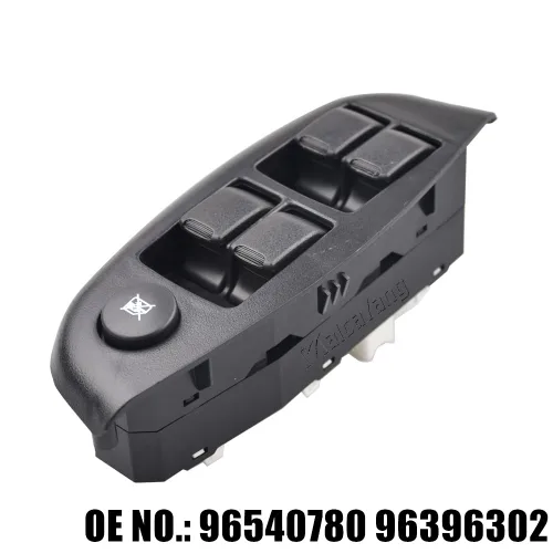 Miniatura 7 de Interruptor principal de elevalunas eléctrico LHD Interruptor de control de elevalunas eléctrico principal Botón de cristal de la ventana del coche