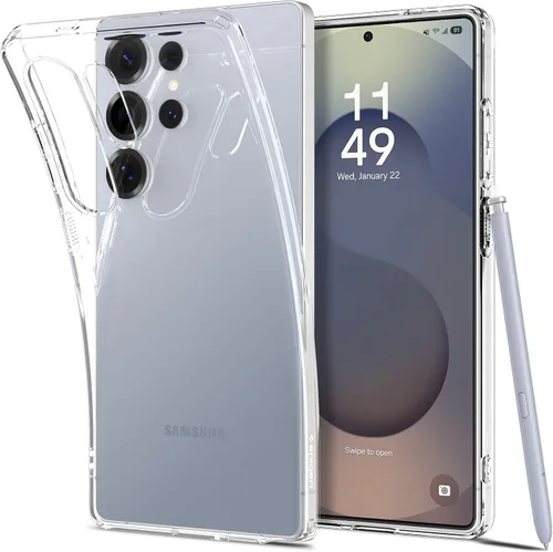 Miniatura 20 de Spigen Liquid Crystal para Galaxy S24 (2024) [Protección de Grado Militar] - Transparente