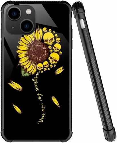 Miniatura 31 de ZHEGAILIAN Funda compatible con iPhone 7/8 Plus, funda de vidrio orgánico para niñas, mujeres y hombres, diseño de cuatro esquinas, antiarañazos, a