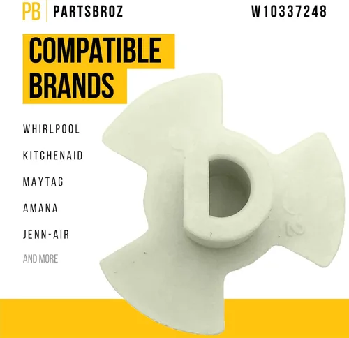 Miniatura 2 de PartsBroz W10337248 Acoplador de tocadiscos – Compatible con horno microondas Whirlpool Maytag KitchenAid Amana – Reemplaza AP5631076 2310977