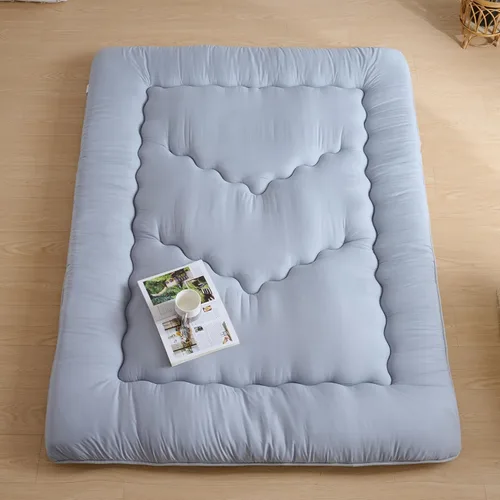 Miniatura 13 de Colchón japonés para piso, colchón futón engrosado de 4", alfombra tatami, soporte de espuma de alta densidad para que duerman adultos y niños, sofá