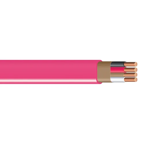 Southwire 63948422 50' 10/3 con tierra Romex Marca SIMpull Residencial Interior Cable Eléctrico Tipo NM-B, Naranja
