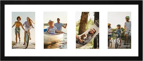 Miniatura 10 de Fixwal 8x10 Collage Picture Frame with Two Openings for Displaying 4x6 Pictures, 4x6 Picture Frame Collage, Gallery Wall Frame, Multi Picture Frames