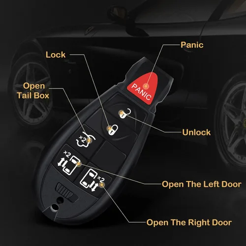 Miniatura 5 de Control remoto de entrada sin llave para Chrysler Town & Country para Dodge Grand Caravan para V-olkswagen Routan 2008-2018 M3N5WY783X IYZ-C01C