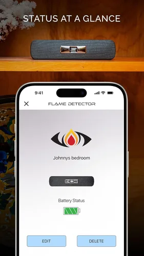 Miniatura 4 de Detección instantánea de llamas, notifica a los teléfonos de la llama y su ubicación, Android e iOS.
