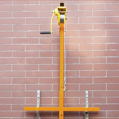 Miniatura 6 de DNYSYSJ Herramienta de elevación exterior de la instalación del aire acondicionado, grúa de elevación del soporte con la cuerda (32.8 ft)