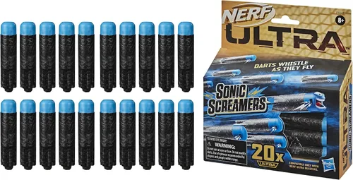 Miniatura 4 de Nerf Ultra Sonic Screamers - Paquete de recambio de 20 dardos – Los dardos silban a través del aire – Compatible solo con Nerf Ultra Blasters
