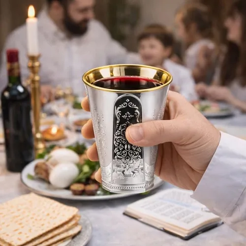 Miniatura 5 de Regal Kidush - Taza cuadrada de calidad premium, ideal para Pascua y todas las fiestas judías, vasos desechables de plástico, 50 unidades (5.5 onzas)