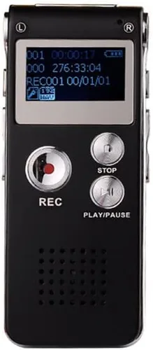 16G activado por voz Mini espía Grabadora de audio digital de sonido Dictáfono Reproductor MP3 Regalo Portátil MP3 Grabadora de audio Dictaphone